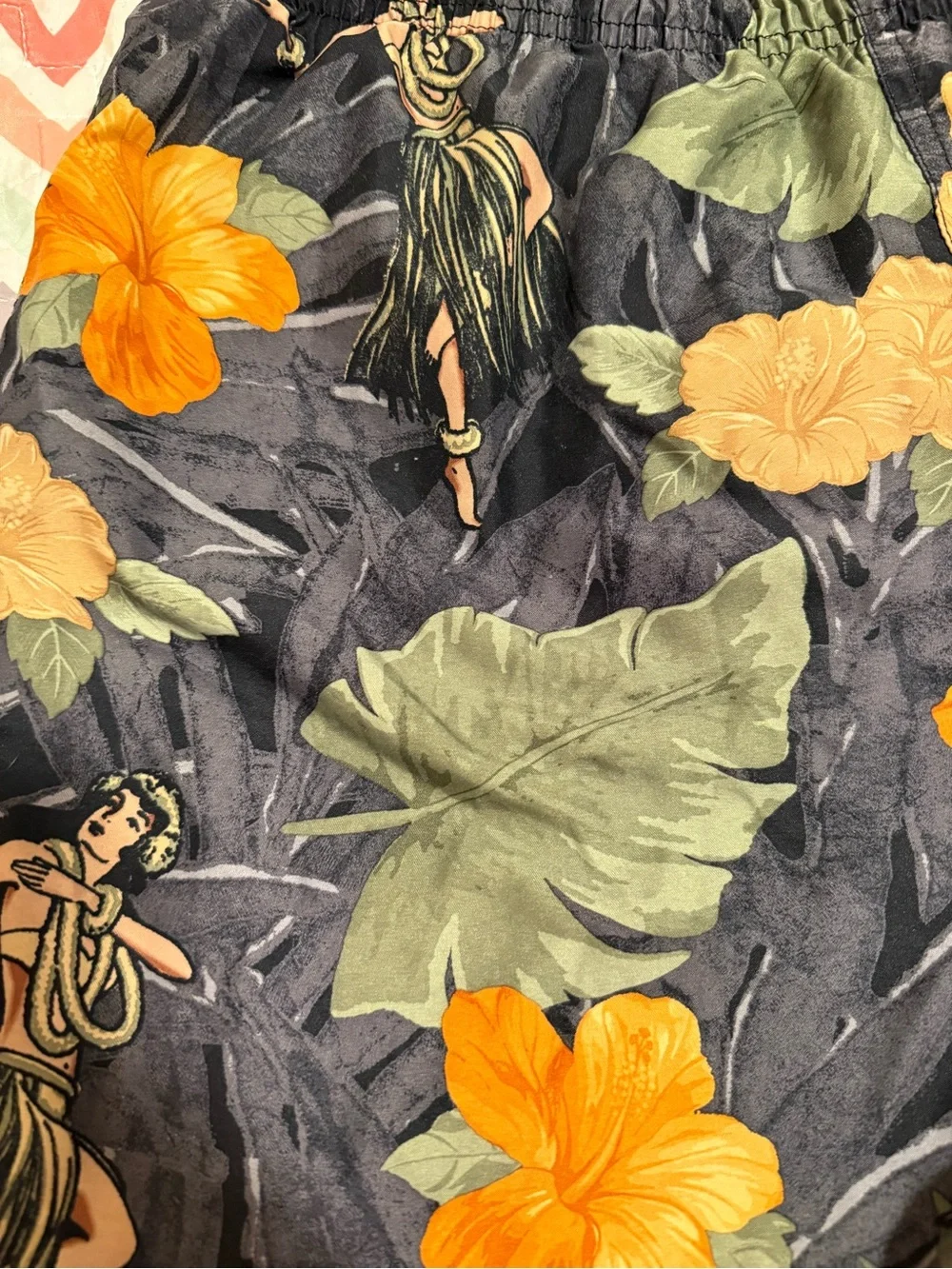 Breakwater Men’s Hawaiian Swim Trunks.